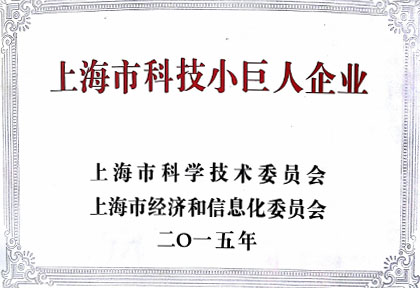 pg电子官网获“上海市科技小巨人企业”荣誉称号